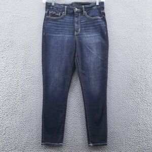 Buckle Black Ankle Skinny Stretch Jeans 29 Blue Dark Wash Women High Rise